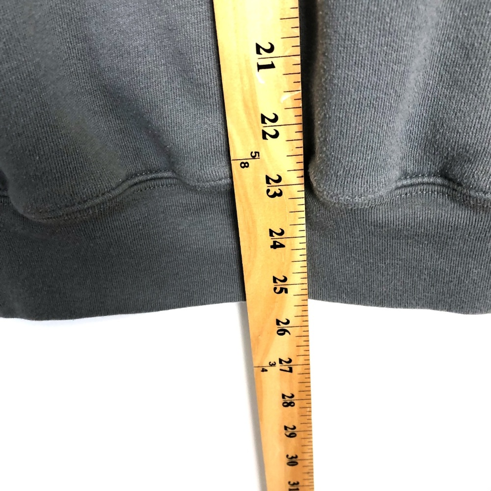 Mens Ohio State Gray Long Sleeve Hoodie Sweatshirt - Picture 7 of 7